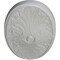 Ekena Millwork Madrid Ceiling Medallion, Hand-Painted Frost, 24 3/4"W x 12 1/2"H x 1 3/4"P CM24X12MAFRF - alternate 2